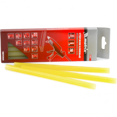 MX-930722 Стержни клеевые, жёлтый, 11 х 200 мм 930722 MATRIX
