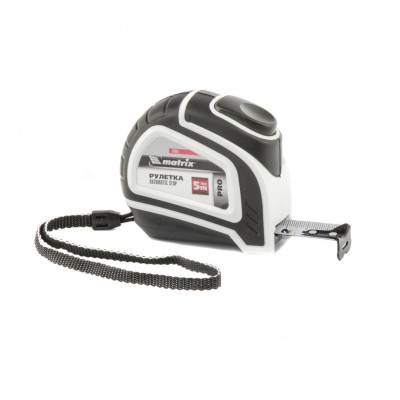 MX-32551 Рулетка Autostop, 5 м х 19 мм, автоматическая фиксация 32551 MATRIX