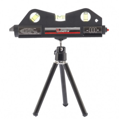 MX-35020 Уровень лазерный, 170 мм, 150 мм штатив, 3 глазка 35020 MATRIX