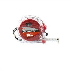 MX-31075 Рулетка Crystal, 10 м х 25 мм, корпус из поликарбоната 31075 MATRIX