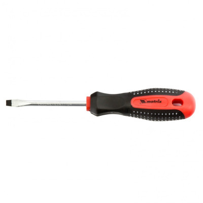 MX-11417 Отвертка Fusion, SL5 х 75 мм "anti slip" 11417 MATRIX