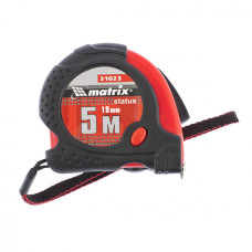 MX-31023 Рулетка, 5 м х 19 мм, обрезиненный корпус 31023 MATRIX