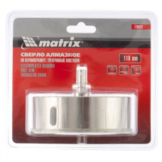 MX-726923 Сверло алмазное по керамограниту, 110 х 67 мм 726923 MATRIX