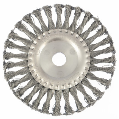 MX-74636 Щетка для УШМ 175 мм, посадка 22,2 мм, проволока 0,5 мм 74636 MATRIX MX-74636 Щетка для УШМ 175 мм, посадка 22,2 мм, проволока 0,5 мм 74636 MATRIX