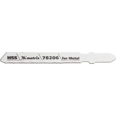 MX-78206 Полотна для электролобзика по металлу, 50 х 0,8 мм 78206 MATRIX