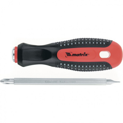 MX-11451 Отвертка комбинированная Fusion SL6/PH2 мм "anti slip" 11451 MATRIX