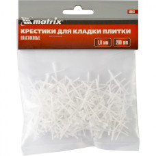 MX-88083 Крестики, 1 мм, для кладки плитки, упаковка 200 шт 88083 MATRIX
