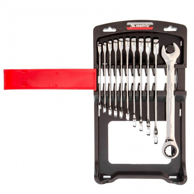 MX-14795 Набор ключей комбинированных, трещоточных 11 шт. 14795 MATRIX