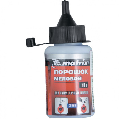 MX-84860 Порошок меловой синий, 115 г, для разметочных шнуров 84860 MATRIX