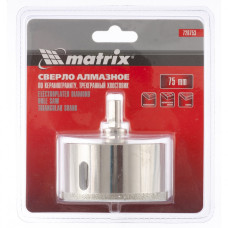 MX-726753 Сверло алмазное по керамограниту, 75 х 67 мм 726753 MATRIX