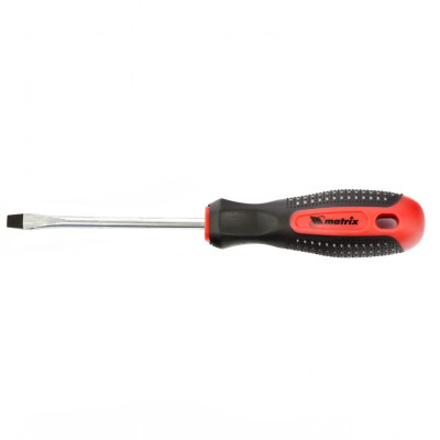 MX-11423 Отвертка Fusion, SL6 х 100 мм "anti slip" 11423 MATRIX