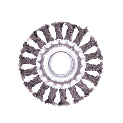 MX-74630 Щетка для УШМ 100 мм, посадка 22,2 мм, проволока 0,5 мм 74630 MATRIX MX-74630 Щетка для УШМ 100 мм, посадка 22,2 мм, проволока 0,5 мм 74630 MATRIX