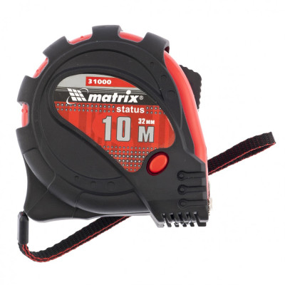 MX-31000 Рулетка, 10 м х 32 мм, обрезиненный корпус 31000 MATRIX