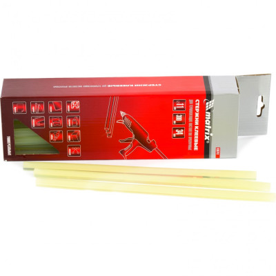 MX-930742 Стержни клеевые, 11 мм, L-300 мм, 1 кг, белый 930742 MATRIX