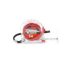 MX-31072 Рулетка Crystal, 5 м х 19 мм, корпус из поликарбоната 31072 MATRIX