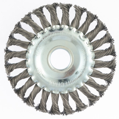 MX-74632 Щетка для УШМ 125 мм, посадка 22,2 мм, проволока 0,5 мм 74632 MATRIX MX-74632 Щетка для УШМ 125 мм, посадка 22,2 мм, проволока 0,5 мм 74632 MATRIX