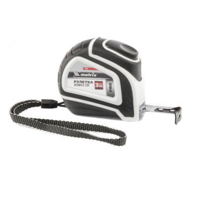 MX-32550 Рулетка Autostop, 3 м х 16 мм, автоматическая фиксация 32550 MATRIX